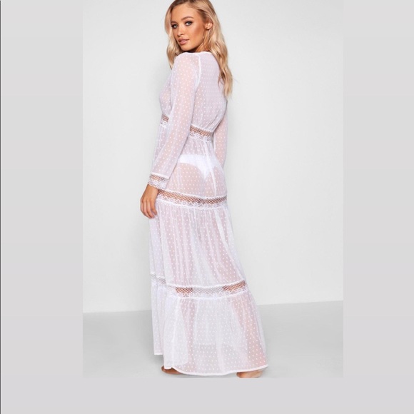 BOOHOO LACE BEACH DRESS - Picture 2 of 6